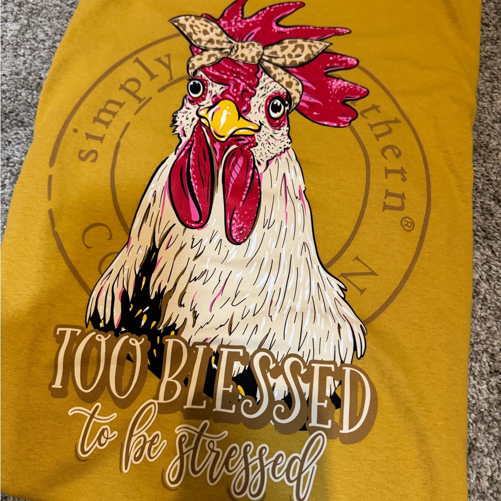 Simply Southern Mustard Logo Tee